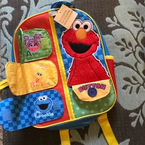 Brand New with Tags Elmo Backpack